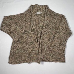 Kimchi &‎ Blue Green Chunky Open Front Cardigan Size Large